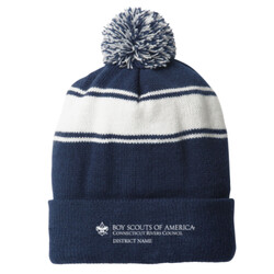 STC28 - C146E031 - EMB - Council District Pom Pom Beanie